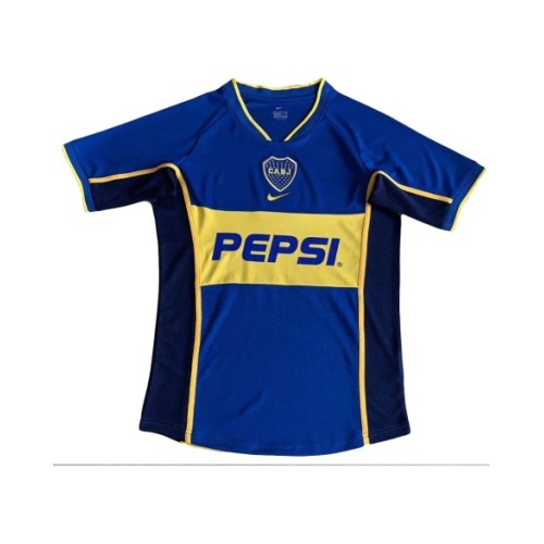 Camiseta retro de local de Boca Juniors 2002