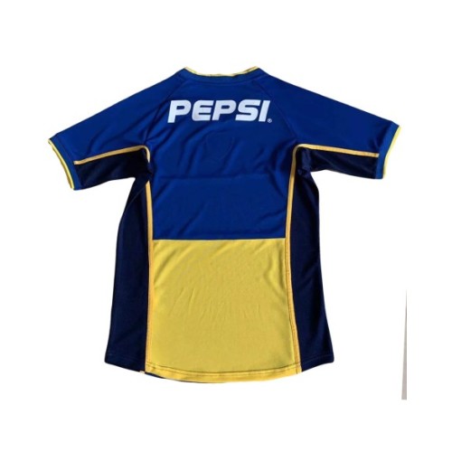 Camiseta retro de local de Boca Juniors 2002