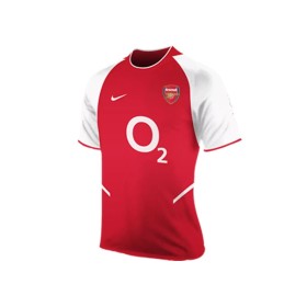 Camiseta retro de local del Arsenal 2002/03