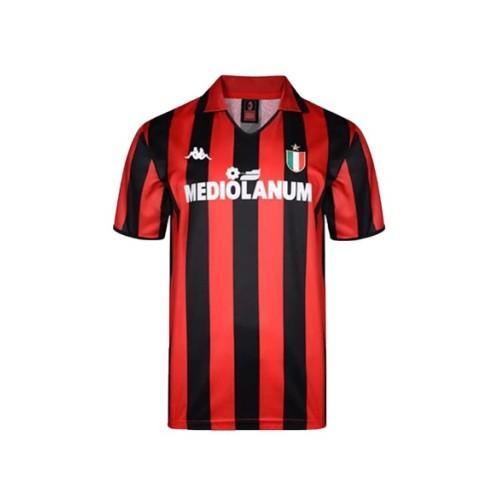 Camiseta retro de local del AC Milan 1988/89