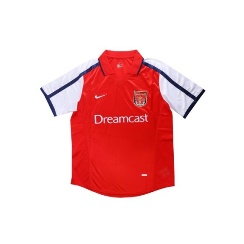 Camiseta retro de local del Arsenal 2000/01