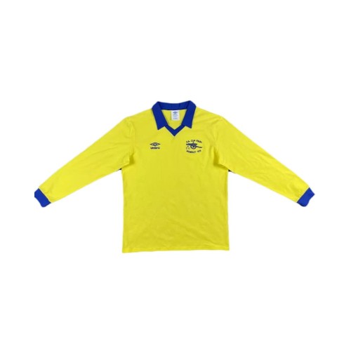 Camiseta retro visitante del Arsenal 1971 de manga larga