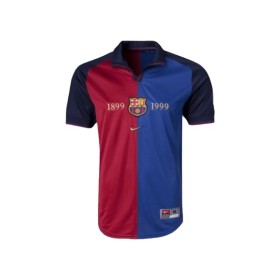 Camiseta retro del centenario del Barcelona Home 1999/00