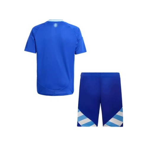 Kit de camiseta visitante de Argentina para la Copa América 2024 para niños (camiseta + pantalón corto)