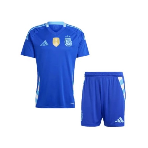 Kit de camiseta visitante de Argentina para la Copa América 2024 (camiseta + pantalón corto)