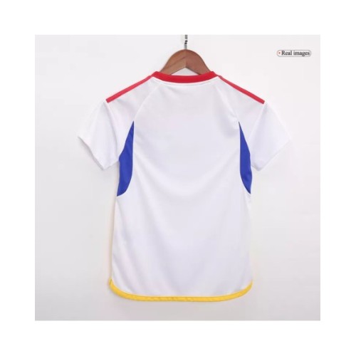 Kit de camiseta visitante de Venezuela para la Copa América 2024 para niños (camiseta + pantalón corto)