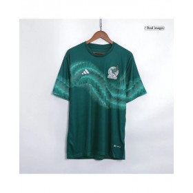 Camiseta de entrenamiento de México 2022 para antes del partido, color verde