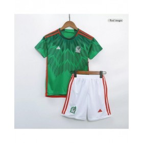 Kit de camiseta juvenil de México para la Copa Mundial de 2022