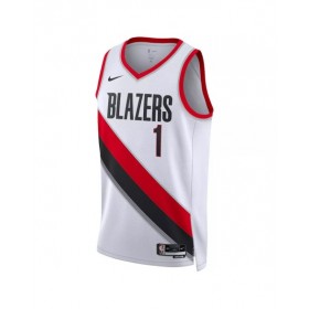 Camiseta de hombre Portland Trail Blazers Anfernee Simons #1 Swingman 22/23, edición de la asociación