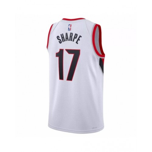 Camiseta de hombre Portland Trail Blazers Shaedon Sharpe #17 Swingman 2022/23, edición de la asociación, color blanco