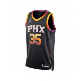 Camiseta de hombre Phoenix Suns Kevin Durant #35 Jordan Brand Swingman negra 2022/23 - Edición Statement