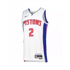 Camiseta Nike Swingman Cade Cunningham #2 de los Detroit Pistons para hombre, edición de la asociación, color blanco 2022/23