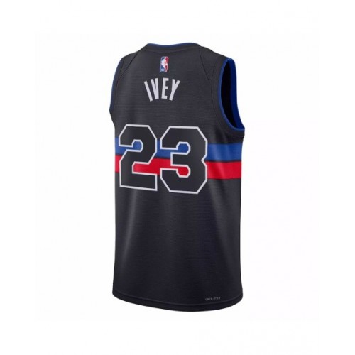 Camiseta de hombre Jordan Brand Swingman 2022/23 de los Detroit Pistons Jaden Ivey #23 - Edición Statement