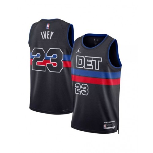 Camiseta de hombre Jordan Brand Swingman 2022/23 de los Detroit Pistons Jaden Ivey #23 - Edición Statement