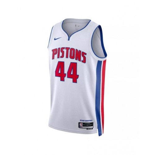  Camiseta Nike Swingman n.º 44 de Bojan Bogdanovic de los Detroit Pistons para hombre, edición de la asociación, color blanco 2022/23