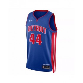 Camiseta Nike azul Swingman Bojan Bogdanovic #44 de los Detroit Pistons 2022/23 para hombre - Edición Icon