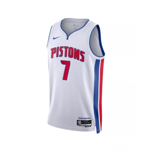 Camiseta Nike Killian Hayes #7 de los Detroit Pistons para hombre, color blanco 2022/23, Swingman - Association Edition