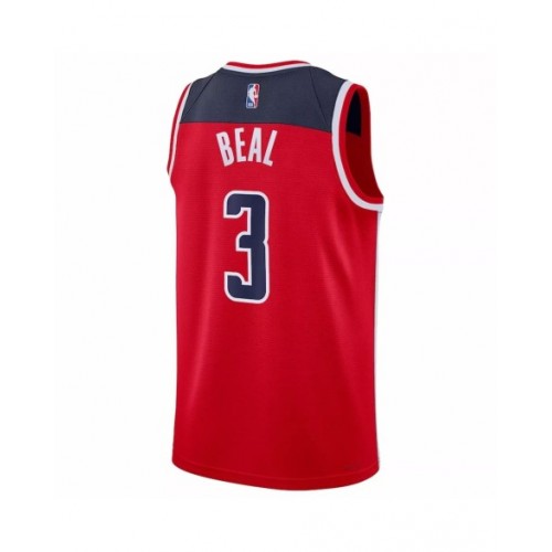 Camiseta Nike roja 2022/23 Swingman Bradley Beal #3 de los Washington Wizards para hombre - Edición Icon