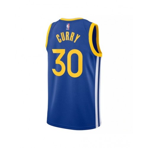 Camiseta Nike Royal Swingman 2022/23 de Stephen Curry #30 de los Golden State Warriors para hombre - Edición Icon