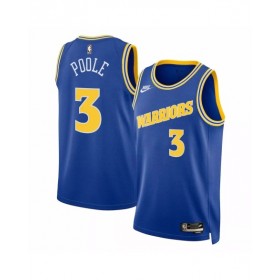 Camiseta de jugador Jordan Poole #3 Royal 2022/23 Swingman de los Golden State Warriors para hombre - Edición clásica