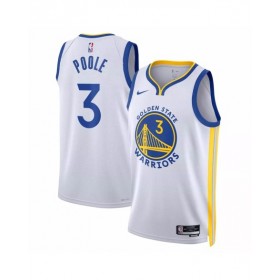 Camiseta de hombre Golden State Warriors Jordan Poole #3 Swingman blanco 2022/23 - Edición de la asociación