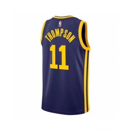 Camiseta de hombre Golden State Warriors Klay Thompson #11 Jordan Brand azul marino 22/23 Swingman - Edición Statement