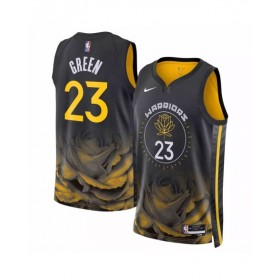 Camiseta Nike negra 2022/23 Swingman Draymond Green #23 de los Golden State Warriors para hombre - Edición City