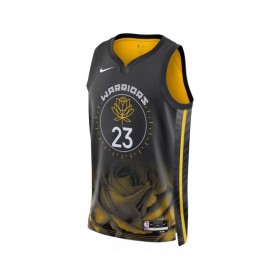 Camiseta Nike negra 2022/23 Swingman Draymond Green #23 de los Golden State Warriors para hombre - Edición City