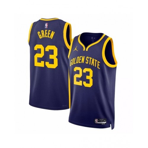 Camiseta de hombre Golden State Warriors Draymond Green #23 Jordan Brand Navy 22/23 Swingman - Edición Statement