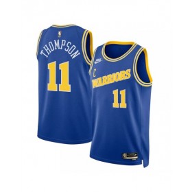 Camiseta de jugador Klay Thompson #11 Royal 2022/23 de los Golden State Warriors para hombre, edición clásica