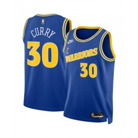 Camiseta de jugador de la NBA de los Golden State Warriors Stephen Curry #30 Royal 2022/23 Swingman - Edición clásica