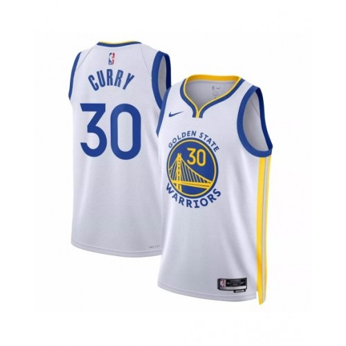 Camiseta de hombre Golden State Warriors Stephen Curry #30 Swingman blanco 2022/23 - Edición de la asociación