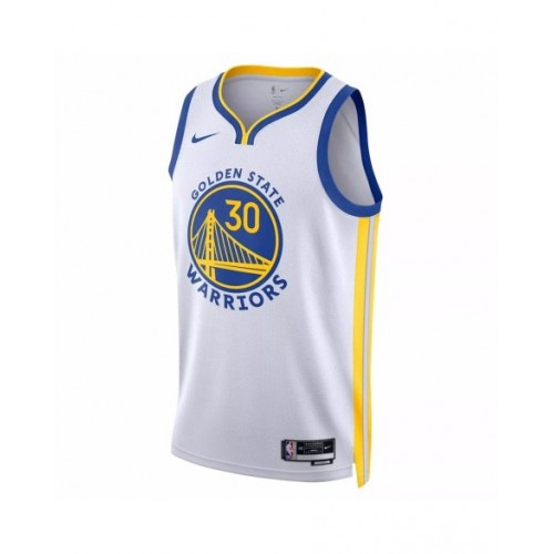 Camiseta de hombre Golden State Warriors Stephen Curry #30 Swingman blanco 2022/23 - Edición de la asociación