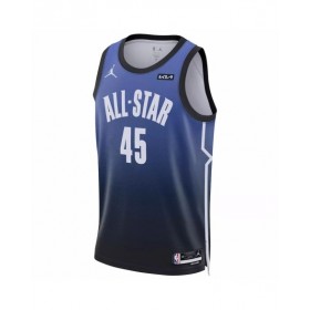 Camiseta de hombre Jordan Brand azul All-Star Game de la NBA 2023 de Donovan Mitchell #45 Swingman