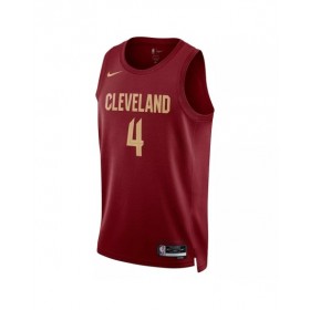 Camiseta Nike de Evan Mobley #4 de los Cleveland Cavaliers para hombre, color vino 2022/23, edición Icon