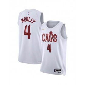 Camiseta Nike de Evan Mobley #4 de los Cleveland Cavaliers para hombre, color blanco, 2022/23, edición de la asociación