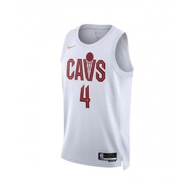 Camiseta Nike de Evan Mobley #4 de los Cleveland Cavaliers para hombre, color blanco, 2022/23, edición de la asociación