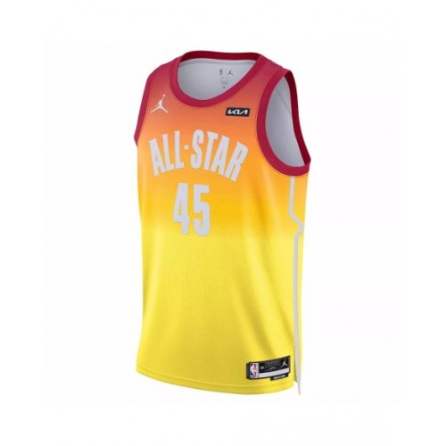 Camiseta de hombre Jordan Brand naranja All-Star Game de la NBA 2023 de Donovan Mitchell #45 Swingman