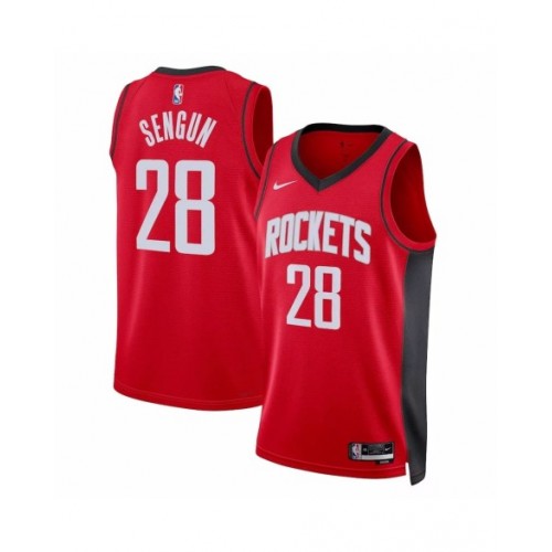 Camiseta Nike roja Swingman 2022/23 de Alperen Sengun #28 de los Houston Rockets para hombre - Edición Icon