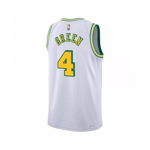 Camiseta Nike Swingman Jalen Green #4 de los Houston Rockets para hombre, edición clásica, color blanco 2022/23