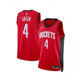 Camiseta Nike roja Swingman 2022/23 de los Houston Rockets Jalen Green #4 para hombre - Edición Icon