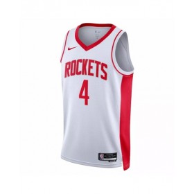 Camiseta Nike blanca Swingman 2022/23 de los Houston Rockets Jalen Green #4 para hombre - Edición de la asociación