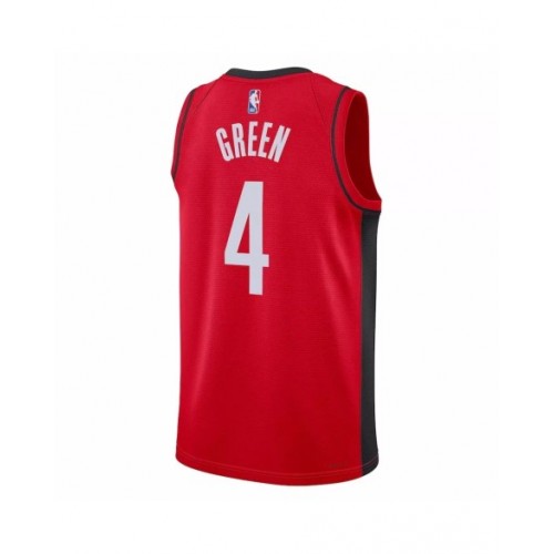 Camiseta Nike roja Swingman 2022/23 de los Houston Rockets Jalen Green #4 para hombre - Edición Icon