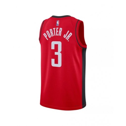 Camiseta Nike roja Swingman 2022/23 de Kevin Porter Jr. #3 de los Houston Rockets para hombre - Edición Icon