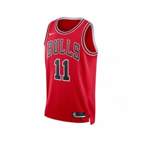 Camiseta Nike Swingman n.º 11 de DeMar DeRozan de los Chicago Bulls para hombre, edición Icon, color rojo 2022/23