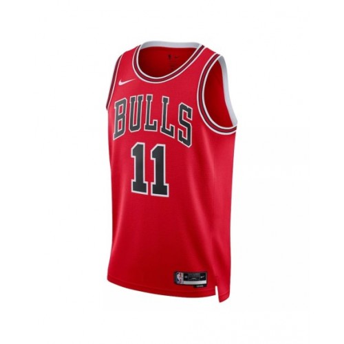 Camiseta Nike Swingman n.º 11 de DeMar DeRozan de los Chicago Bulls para hombre, edición Icon, color rojo 2022/23