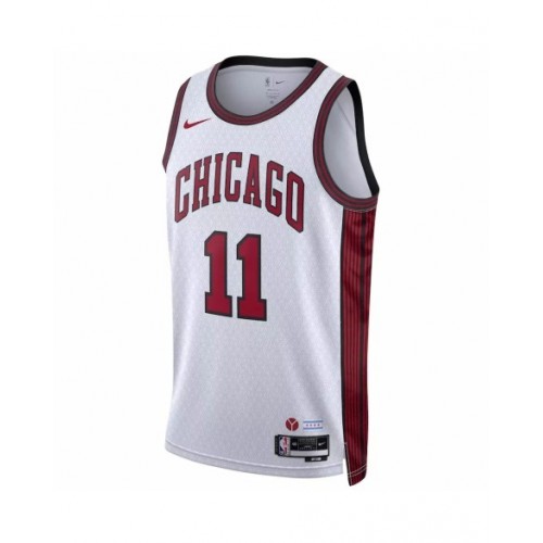 Camiseta Nike Swingman n.º 11 de DeMar DeRozan de los Chicago Bulls para hombre, edición City, color blanco 2022/23