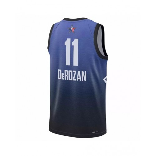 Camiseta azul de la NBA All-Star Game 2023 de Jordan Brand DeMar DeRozan #11 para hombre