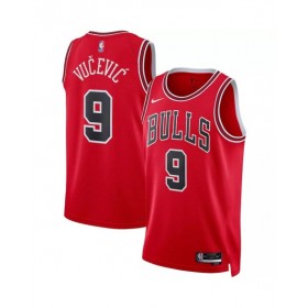 Camiseta Nike Swingman n.º 9 de Nikola Vucevic de los Chicago Bulls para hombre, edición Icon, color rojo 22/23