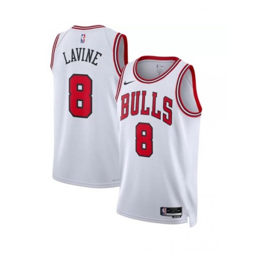 Camiseta Nike Swingman 22/23 de los Chicago Bulls de Zach LaVine #8 para hombre, edición de la asociación